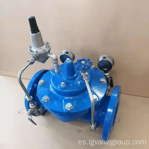 Válvulas reductoras de presión de soluciones de agua